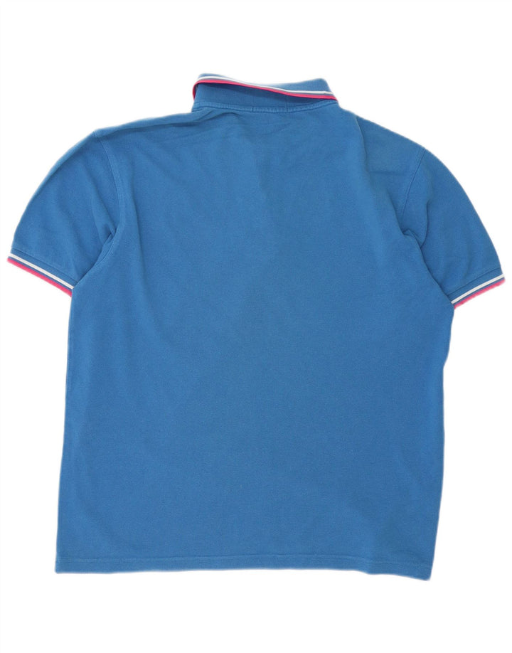 Fred Perry Ανδρικό Πόλο Μπλουζάκι μεγάλο μπλε βαμβακερό