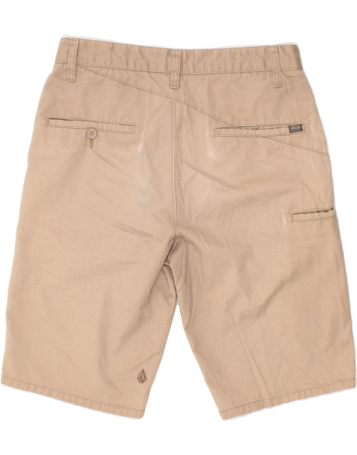 VOLCOM Mens Chino Shorts W29 Small Beige Cotton Vintage Volcom and Second-Hand Volcom from Messina Hembry 