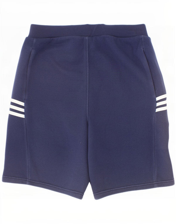 Adidas Boys Sport Short 13-14 Years Navy Blue Cotton