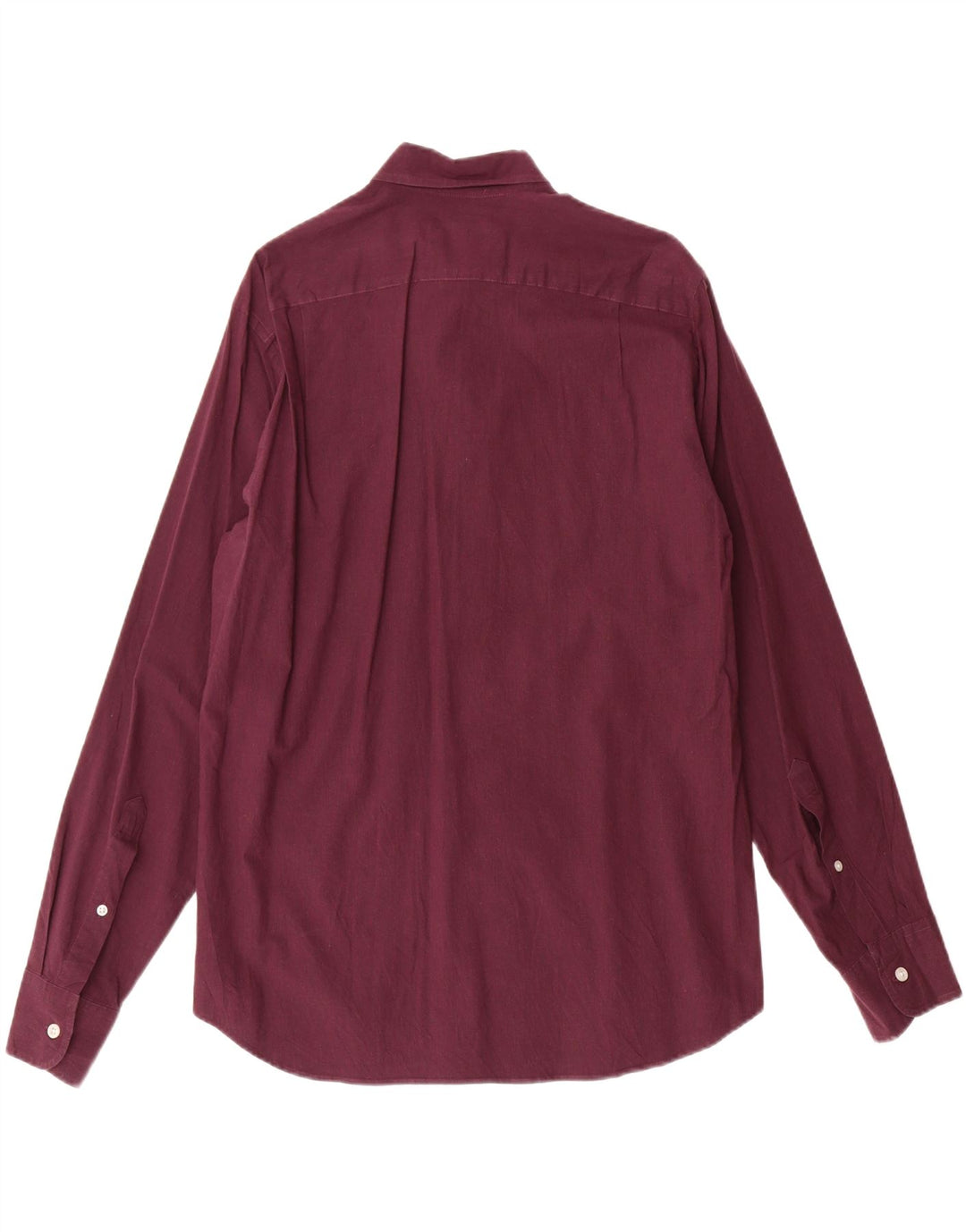 J. CREW Mens Mercantile Flex Shirt Medium Maroon Cotton