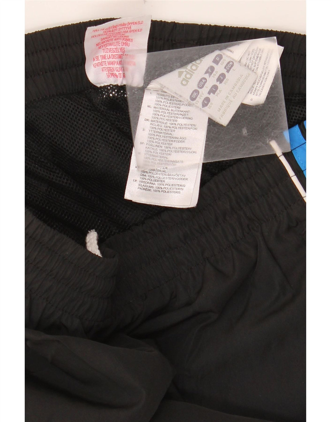 ADIDAS για αγόρια αθλητικά παντελόνια Joggers 13-14 ετών μαύρο πολυεστέρα