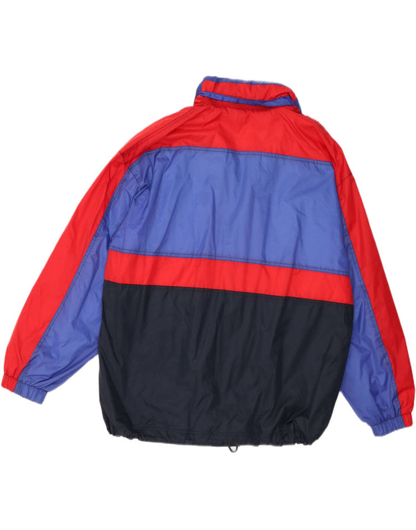 Ανδρικό μπουφάν βροχής με κουκούλα Marcel Clair EU 56 3XL Navy Blue Colorblock