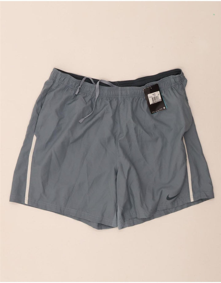 Ανδρικό αθλητικό σορτς Nike Dri Fit 2XL σε γκρι πολυεστέρα