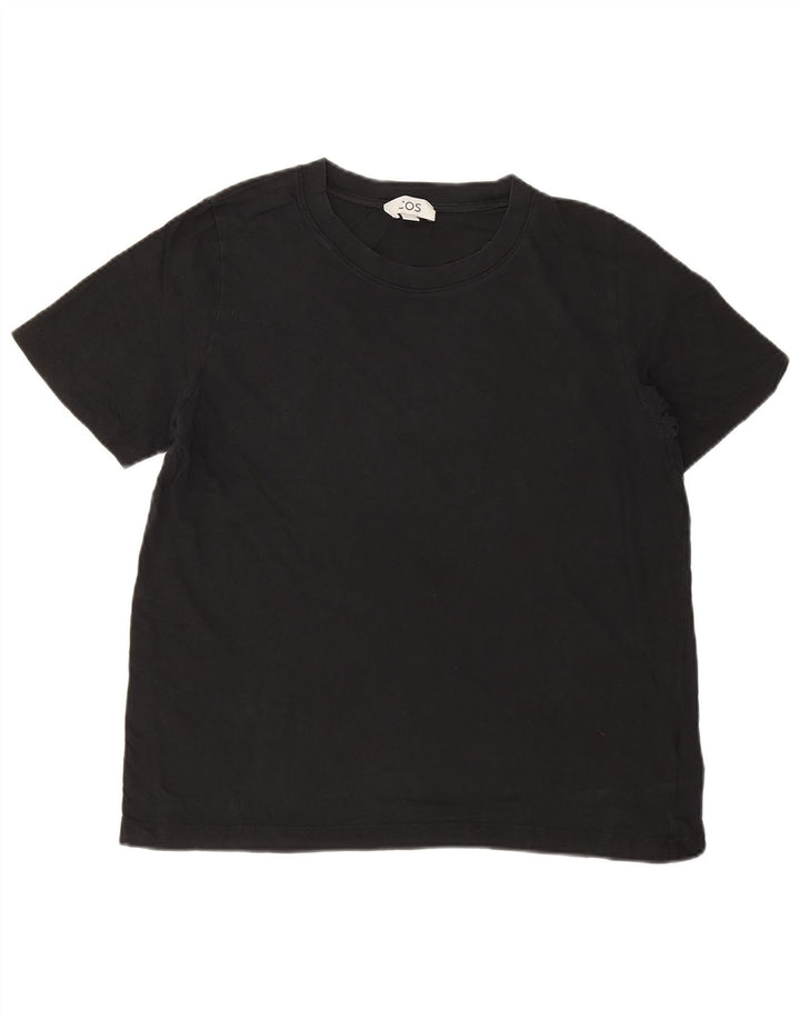 Ανδρικό T-Shirt Cos Top Μεσαίο μαύρο βαμβακερό