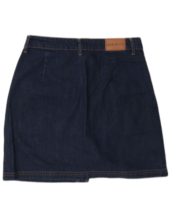 Jack Wills Γυναικεία μίνι τζιν φούστα UK 10 Small W27 Μπλε βαμβακερή