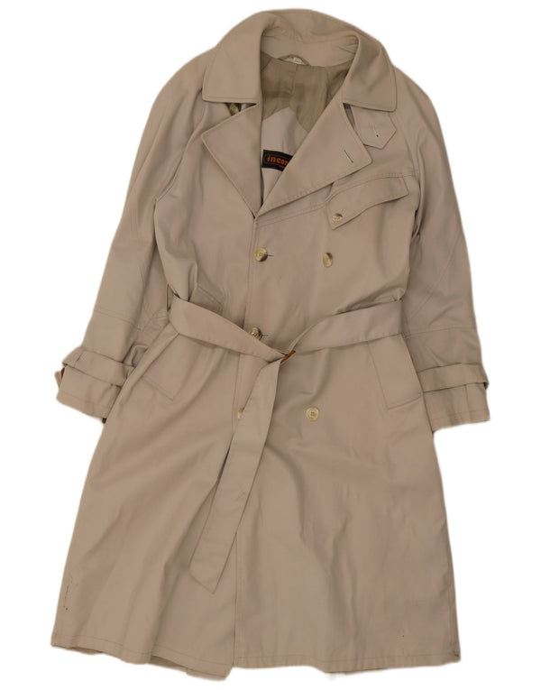 Incom Ανδρική καμπαρντίνα με διπλό στήθος IT 48 Medium Grey