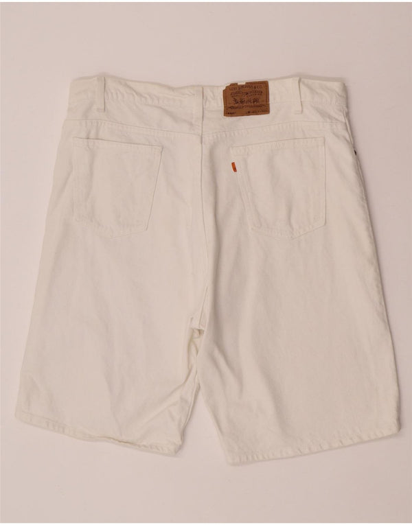 Ανδρικό τζιν σορτς Levi's 550 W40 XL Λευκό βαμβακερό