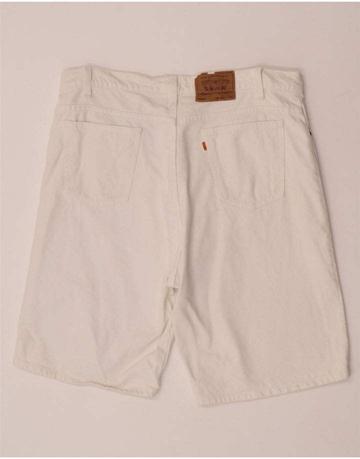 Ανδρικό τζιν σορτς Levi's 550 W40 XL Λευκό βαμβακερό