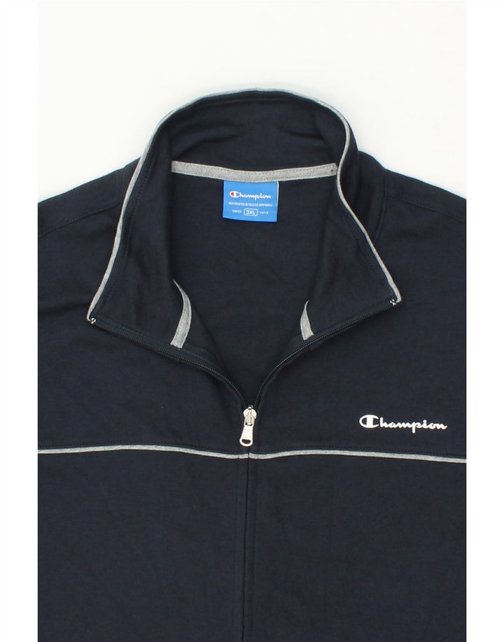 Ανδρική αθλητική φόρμα CHAMPION Top Jacket 3XL Navy Blue Cotton
