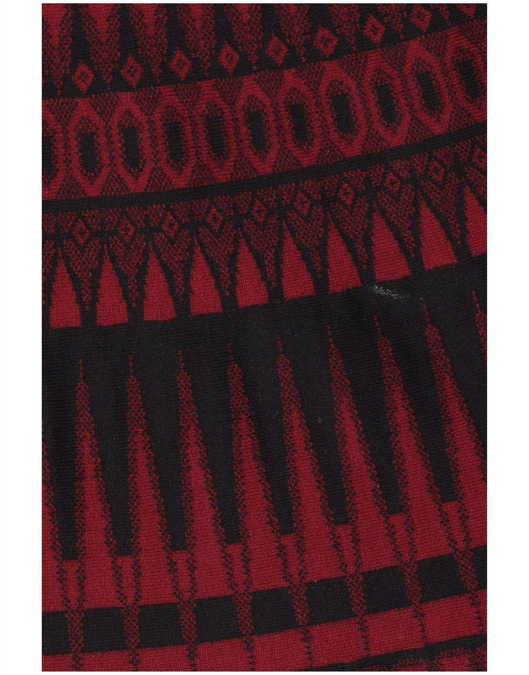 HOBBS Γυναικείο φόρεμα 3/4 μανίκι UK 10 Μικρό κόκκινο γεωμετρικό βισκόζη