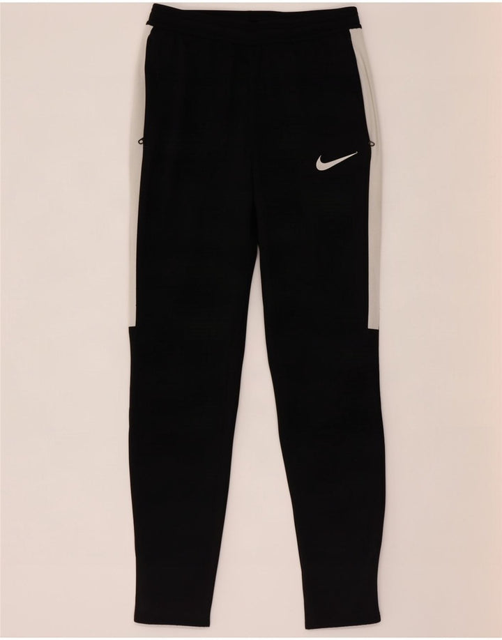 Ανδρικές φόρμες Nike παντελόνια μεσαίου μαύρου χρώματος πολυεστέρα