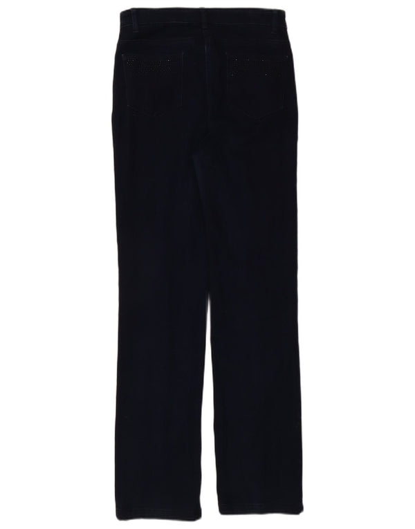 Marks & Spencer Γυναικεία ίσια τζιν UK 10 Small W27 L30 Navy Blue