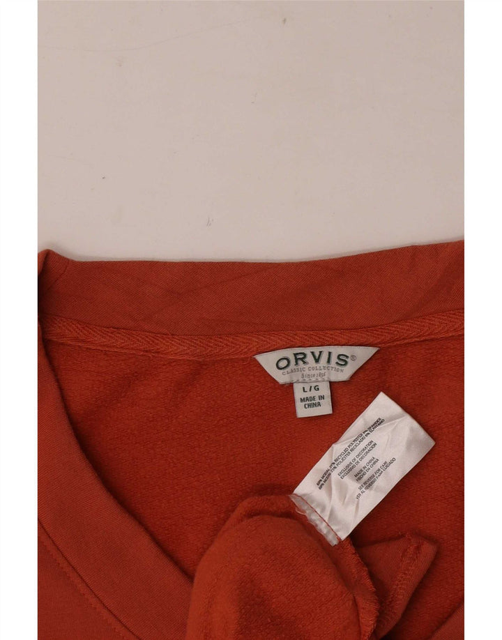 Γυναικείο φούτερ Orvis Oversized Jumper UK 16 Large Orange Modal