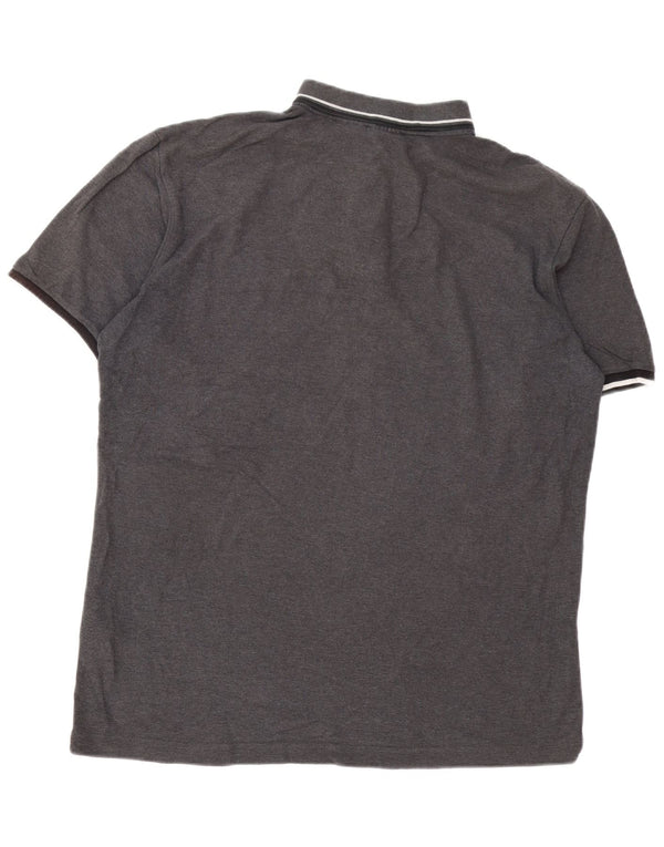 Ανδρικό πουκάμισο πόλο FILA XL Γκρι βαμβακερό