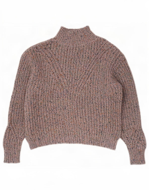 Marks & Spencer Γυναικείο πουλόβερ με λαιμόκοψη UK 10 Small Blue Flecked