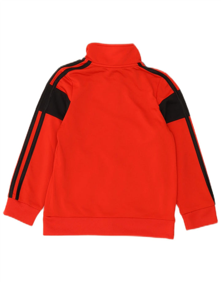 Adidas Boys αθλητική φόρμα Adidas Top Jacket 4-5 Years Red Colourblock Polyester