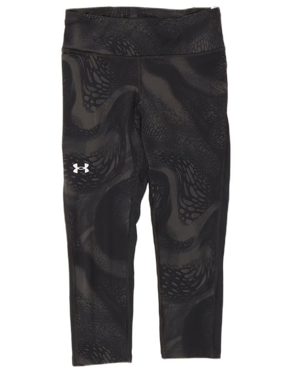 Under Armour Γυναικεία κολάν Capri Compression UK 10 Small Black Geometric