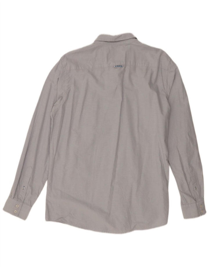 Ανδρικό πουκάμισο Crew Clothing Slim Fit, μεσαίο μπλε βαμβακερό