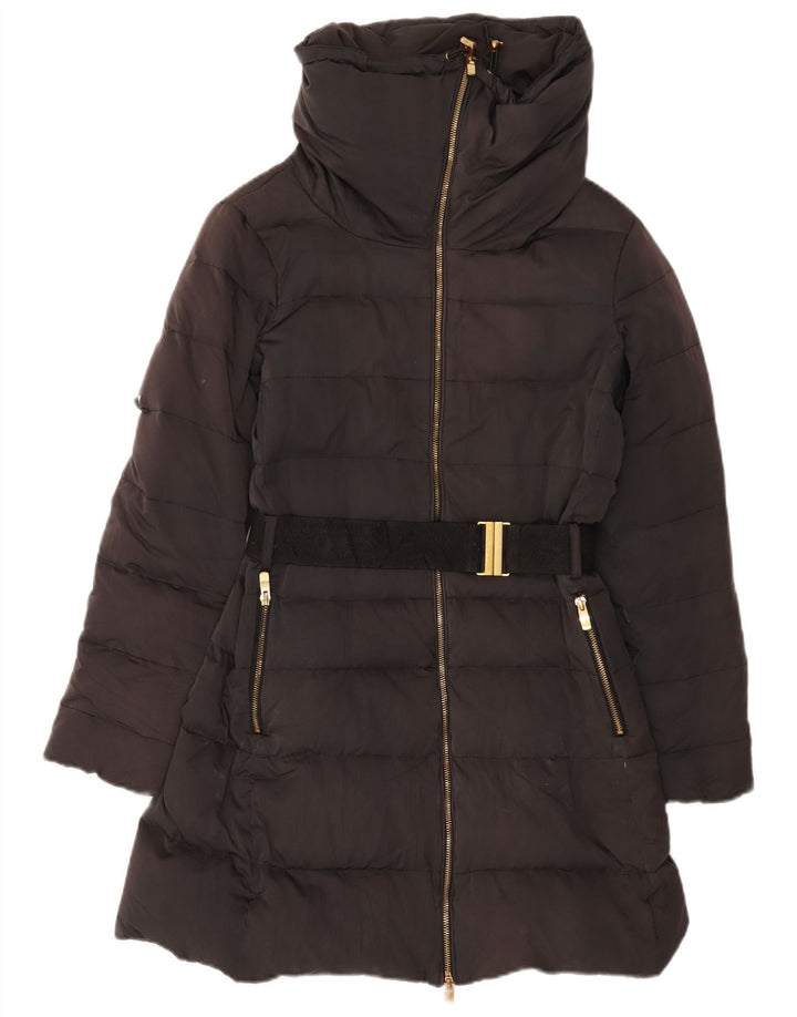 Zara Γυναικείο παλτό UK 12 Medium Black
