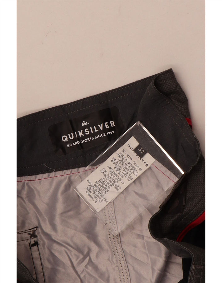 Ανδρικό σορτς κολύμβησης Quiksilver, μεσαίο μαύρο φλοράλ πολυεστέρας