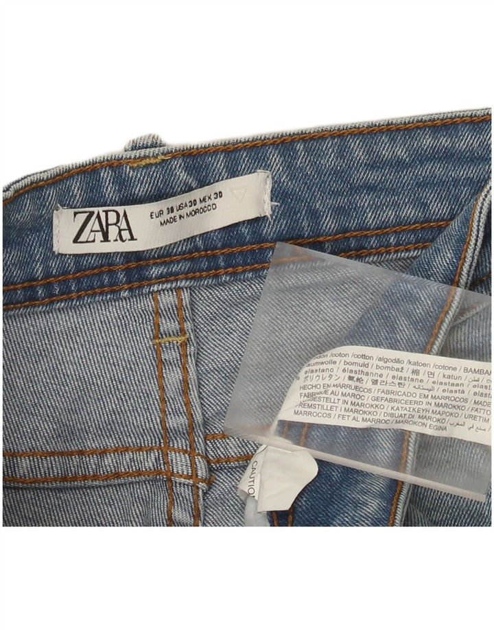 Zara Ανδρικό τζιν σορτς EU 38 Small W30 Μπλε βαμβακερό
