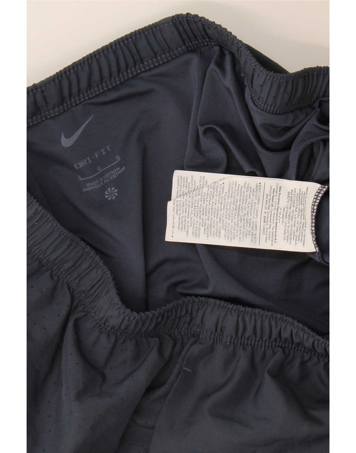 Γραφικό αθλητικό σορτς Nike ανδρικό Dri Fit μεγάλο μπλε ναυτικό πολυεστέρα
