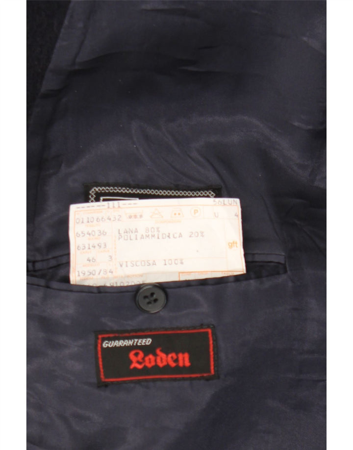 Ανδρικό παλτό Facis Double Breasted IT 46 Small Navy Blue Wool