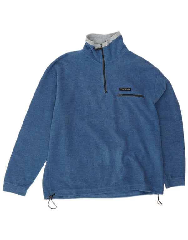 Mauna Kea Ανδρικό φερμουάρ με λαιμόκοψη Fleece Jumper Large Blue Flecked Polyester