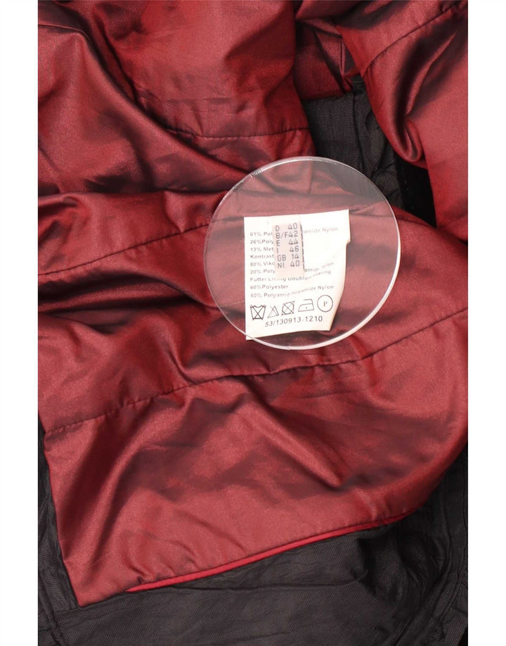 Vintage γυναικείο σακάκι με 4 κουμπιά σακάκι UK 14 Medium Black Colourblock