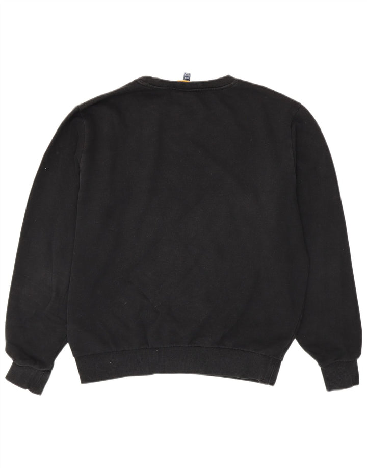 Γυναικείο φούτερ Ellesse Oversized Jumper UK 14 μεγάλο μαύρο βαμβακερό