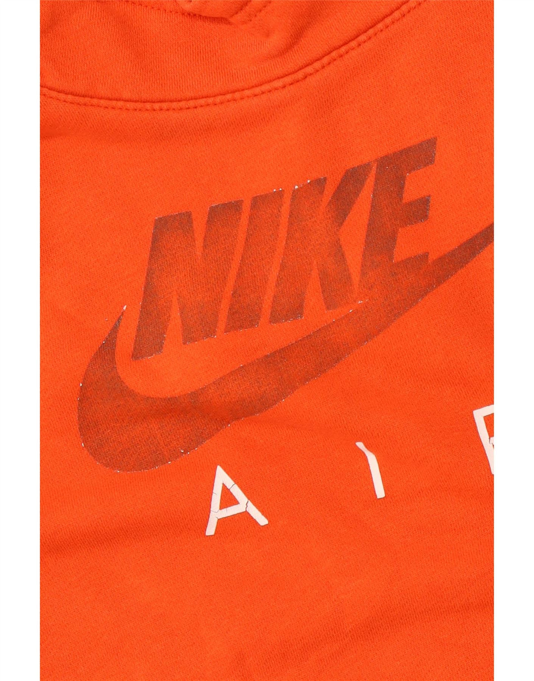 Γυναικεία γραφικά NIKE με φούτερ με κουκούλα UK 10 Small Orange Colourblock