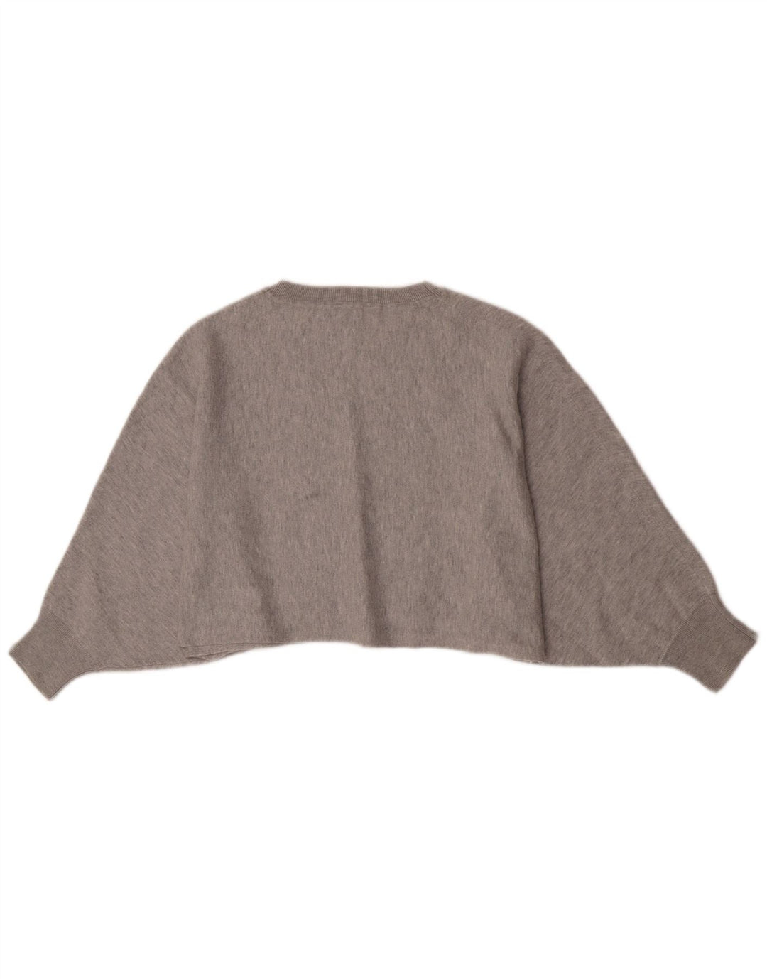 Massimo Dutti Γυναικεία φούτερ Crop Jumper UK 14 Medium Grey Flecked