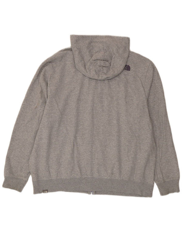 Ανδρικό πουλόβερ με κουκούλα με φερμουάρ North Face 2XL Γκρι βαμβακερό