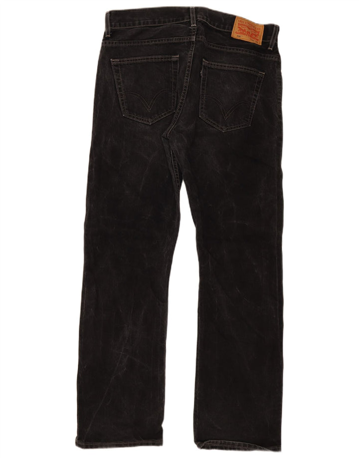 Levi's Mens 506 Straight Jeans W36 L32 Μαύρο