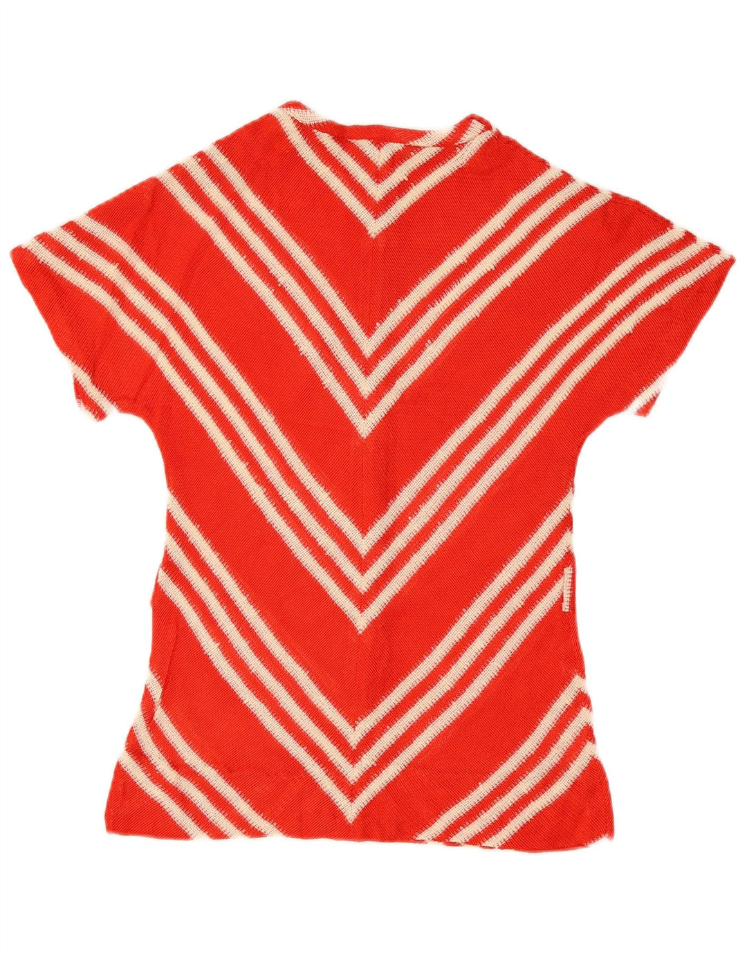 Vintage γυναικεία πλεκτή μπλούζα Top EU 40 Medium Red Chevron