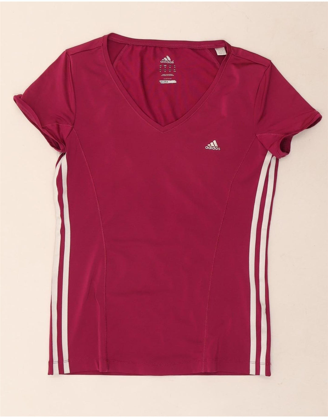Γυναικείο T-Shirt Climacool Adidas Top 14 μεσαίου ροζ πολυεστέρα