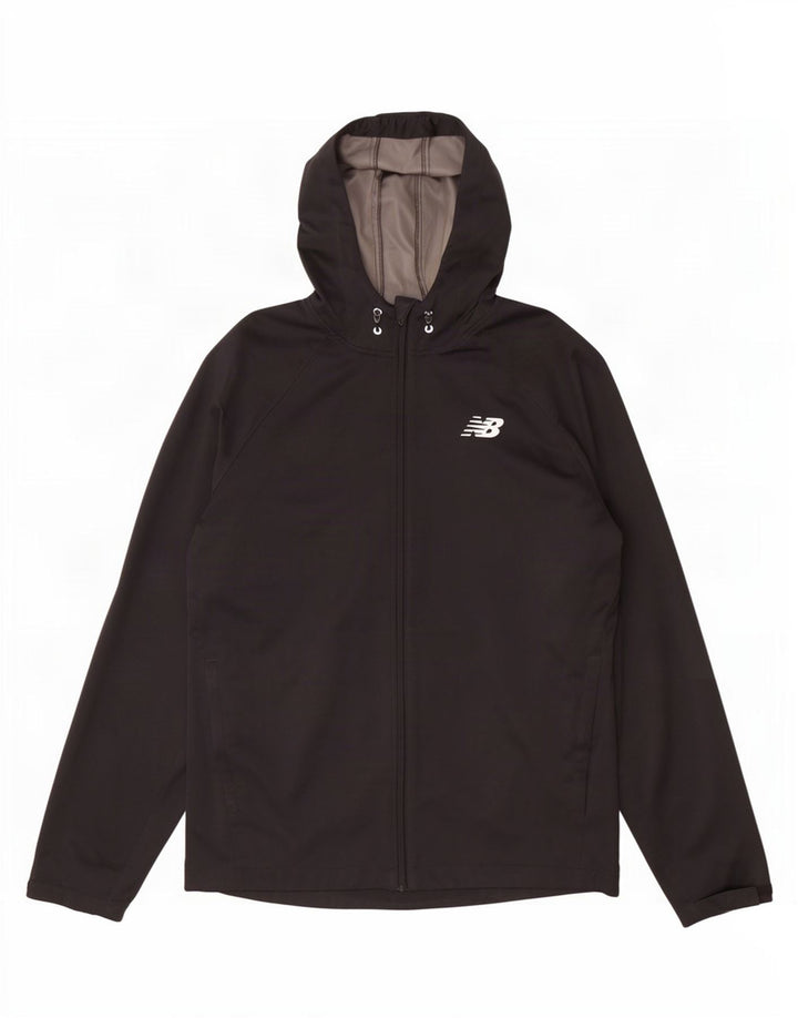 New Balance Ανδρικό μπουφάν βροχής με κουκούλα UK 38 Medium Black