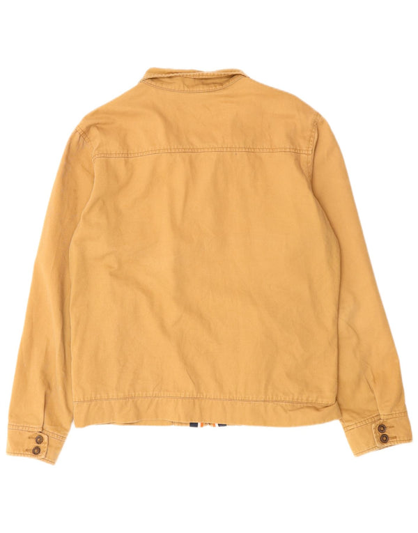 QUIKSILVER Ανδρικό Bomber Jacket UK 36 Small Beige Cotton