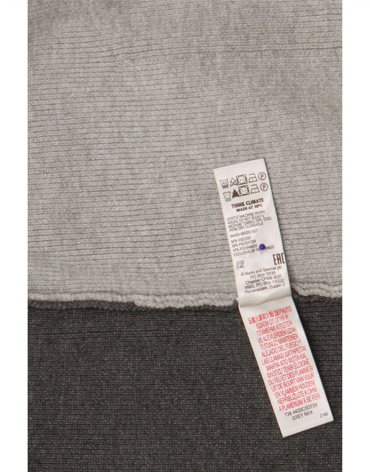 Marks & Spencer Γυναικείο πουλόβερ Longline Cardigan UK 10 Small Grey