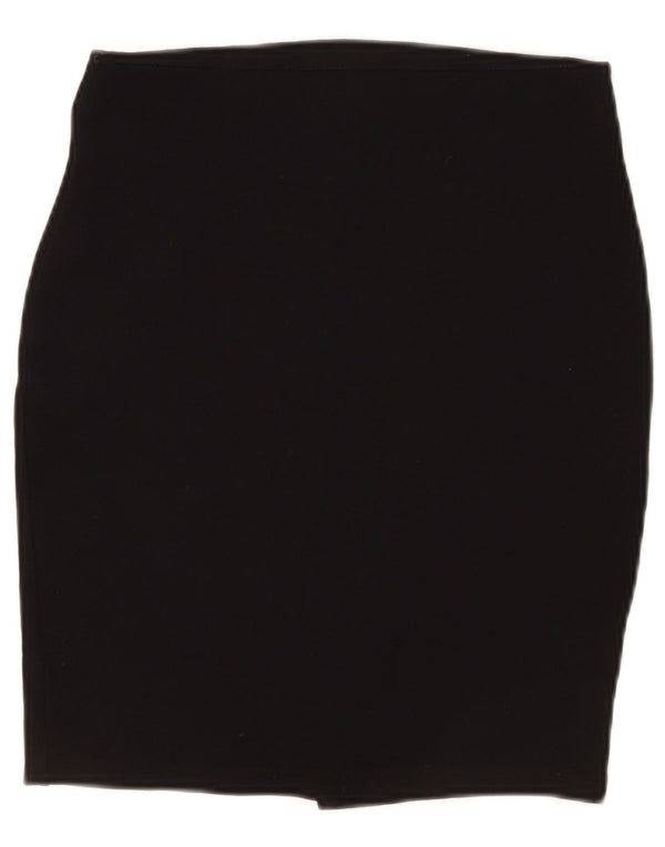 Zara Γυναικεία Pencil Φούστα Medium W28 Black Viscose