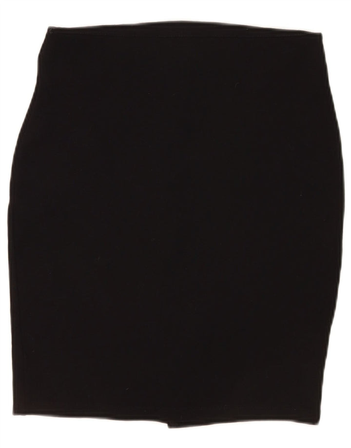 Zara Γυναικεία Pencil Φούστα Medium W28 Black Viscose