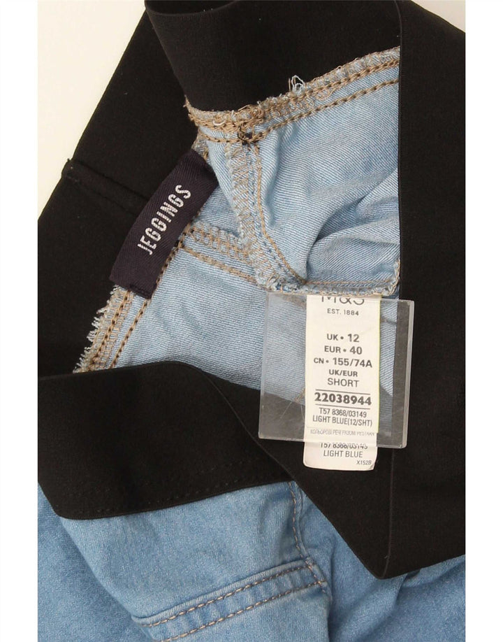 Marks & Spencer Γυναικεία Jegging Jeans UK 12 Medium W30 L26 Blue Colourblock