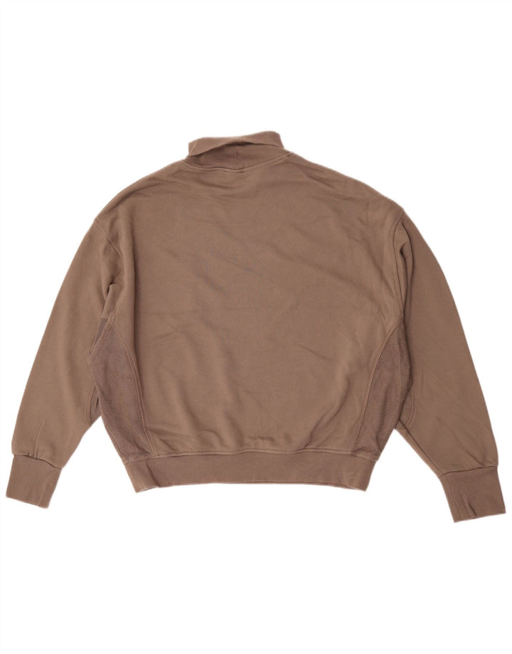 Reebok Γυναικείο φούτερ με ρολό λαιμόκοψη Jumper UK 16/18 μεγάλο καφέ