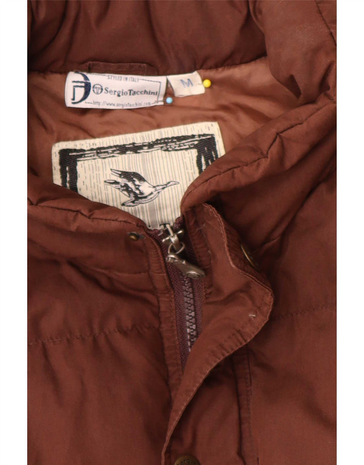 Sergio Tacchini Ανδρικό μπουφάν με επένδυση UK 38 Medium Brown