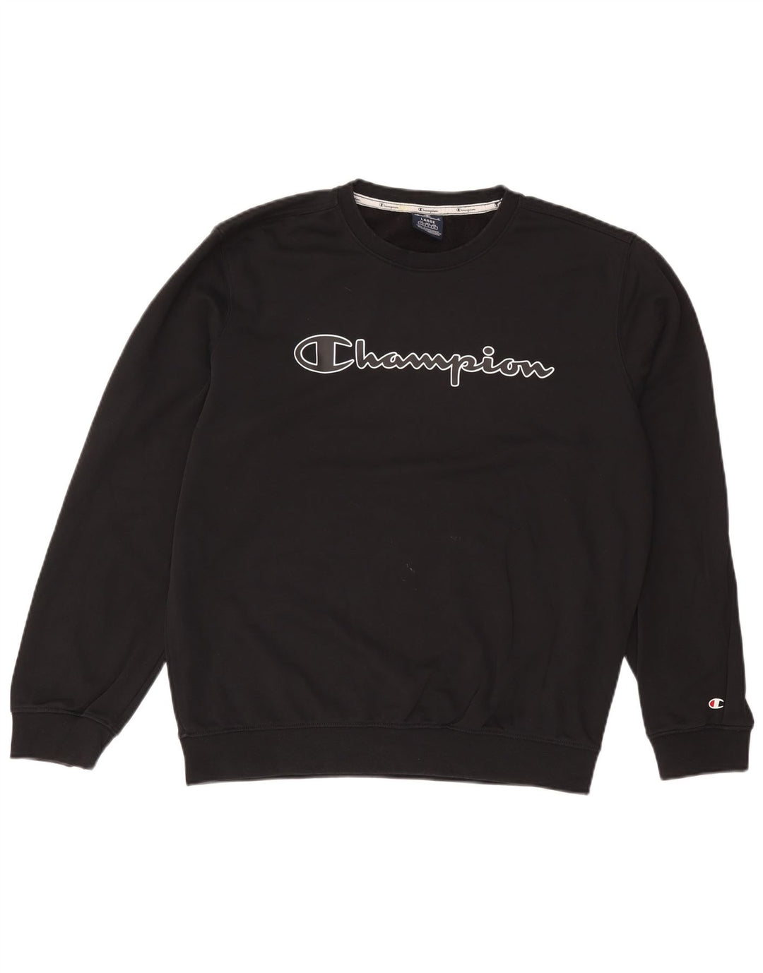 Ανδρική γραφική φούτερ Champion Jumper Large Μαύρο
