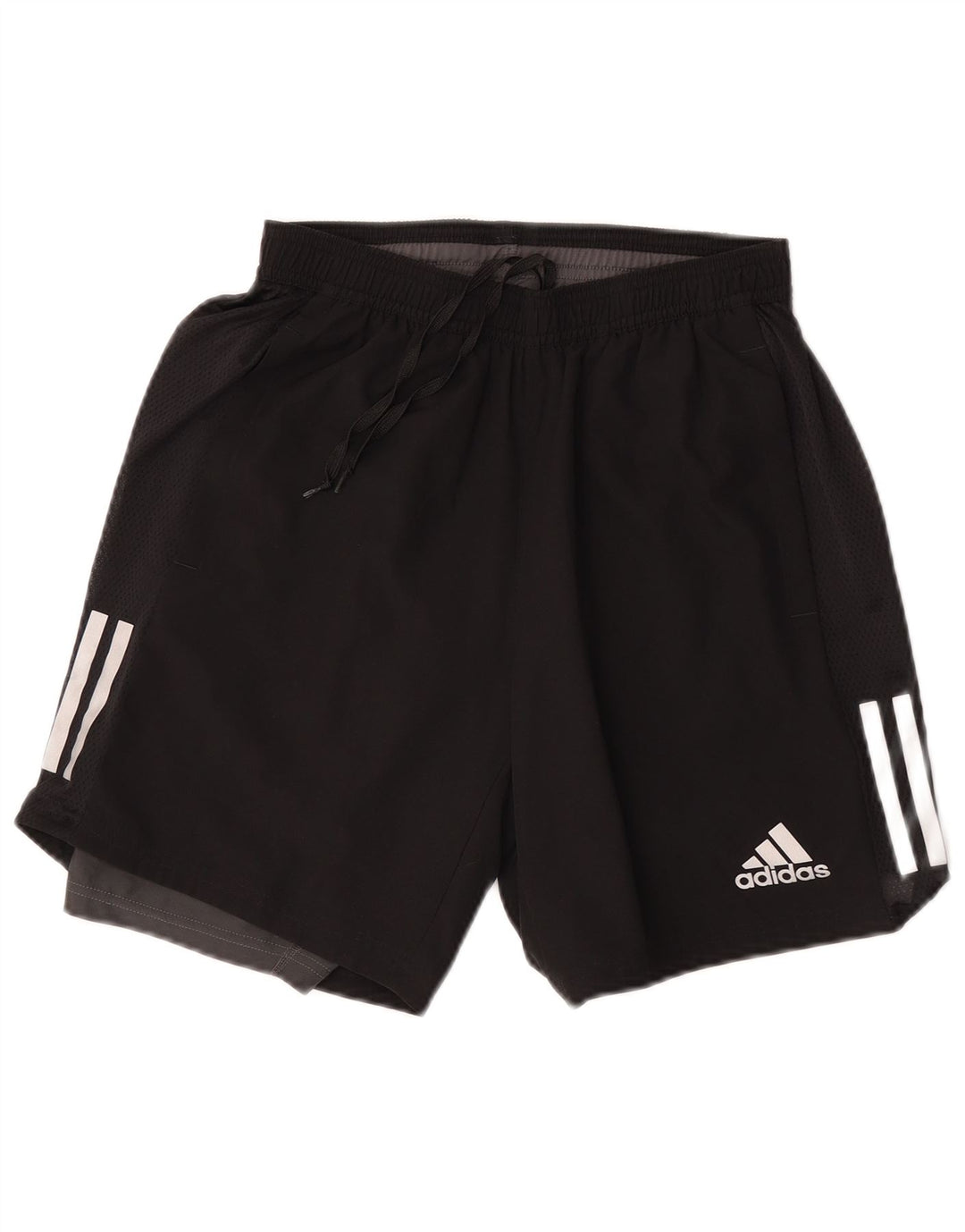 Ανδρικό αθλητικό σορτς Adidas Running Small Black Colourblock Polyester