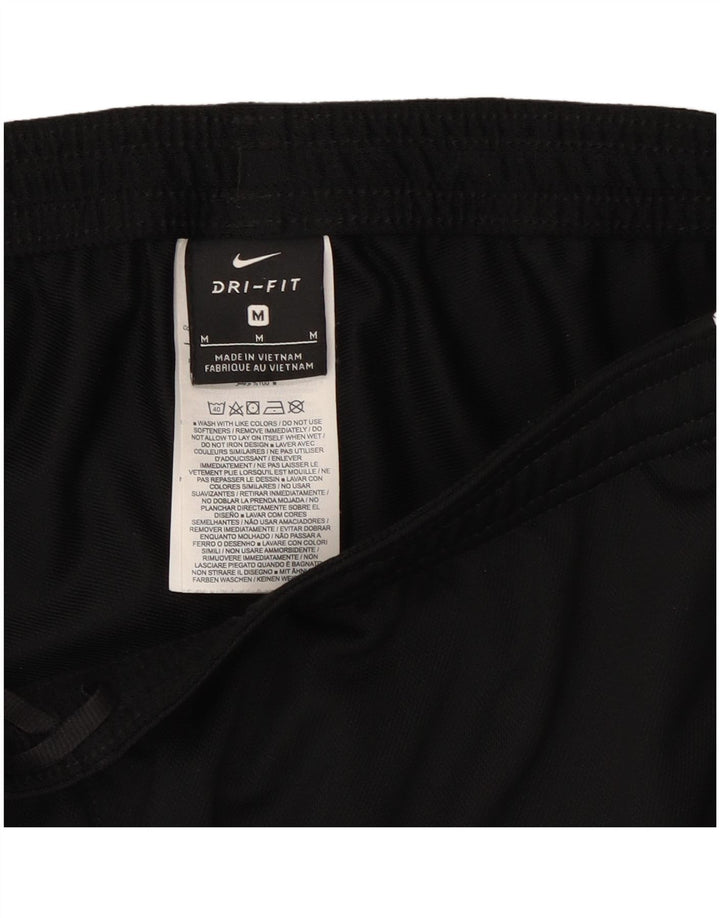 Ανδρικές φόρμες Nike Dri Fit Παντελόνια μεσαίου μαύρου χρώματος πολυεστέρας