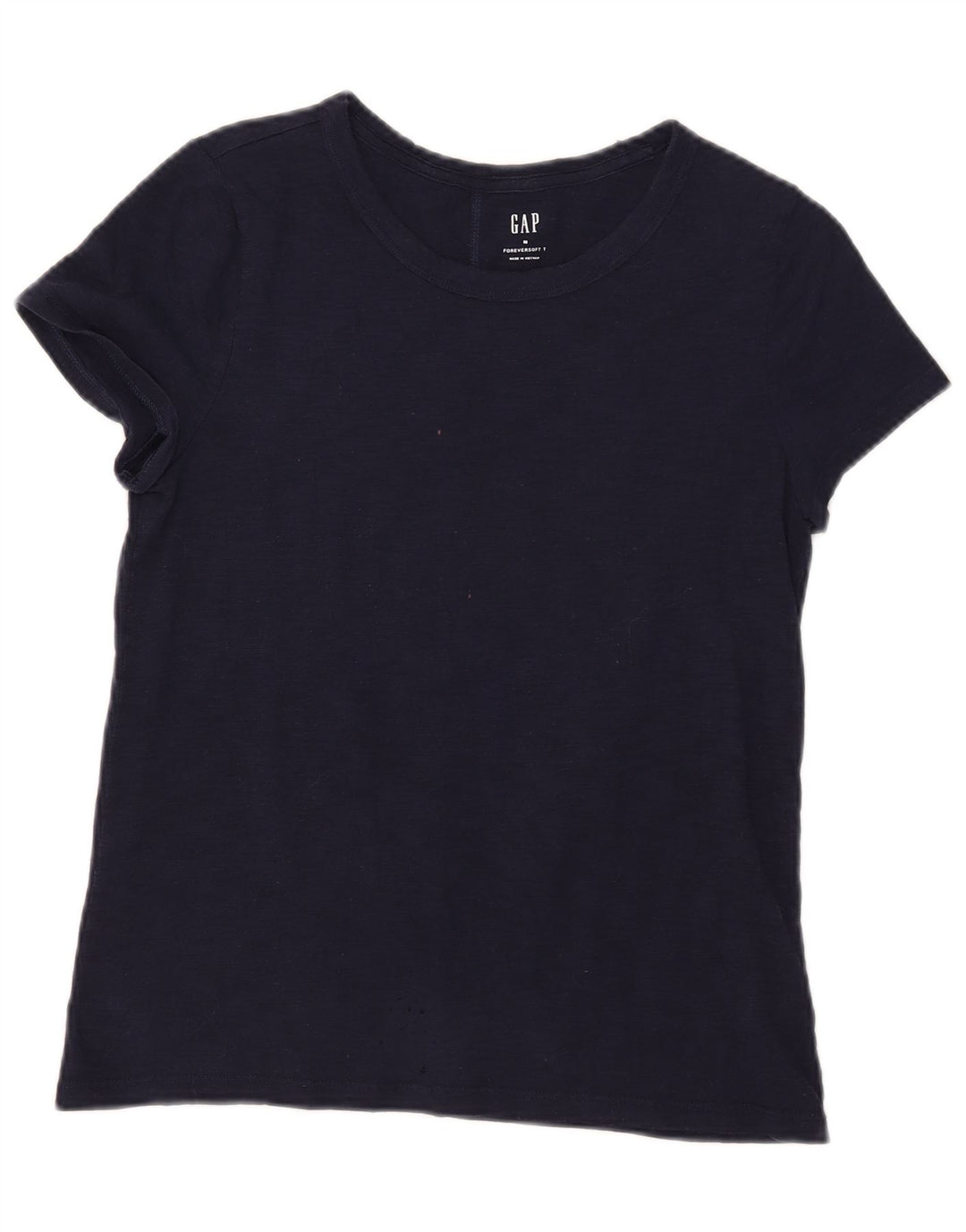 Gap Γυναικείο T-Shirt Top UK 12 Medium Navy Blue βαμβακερό