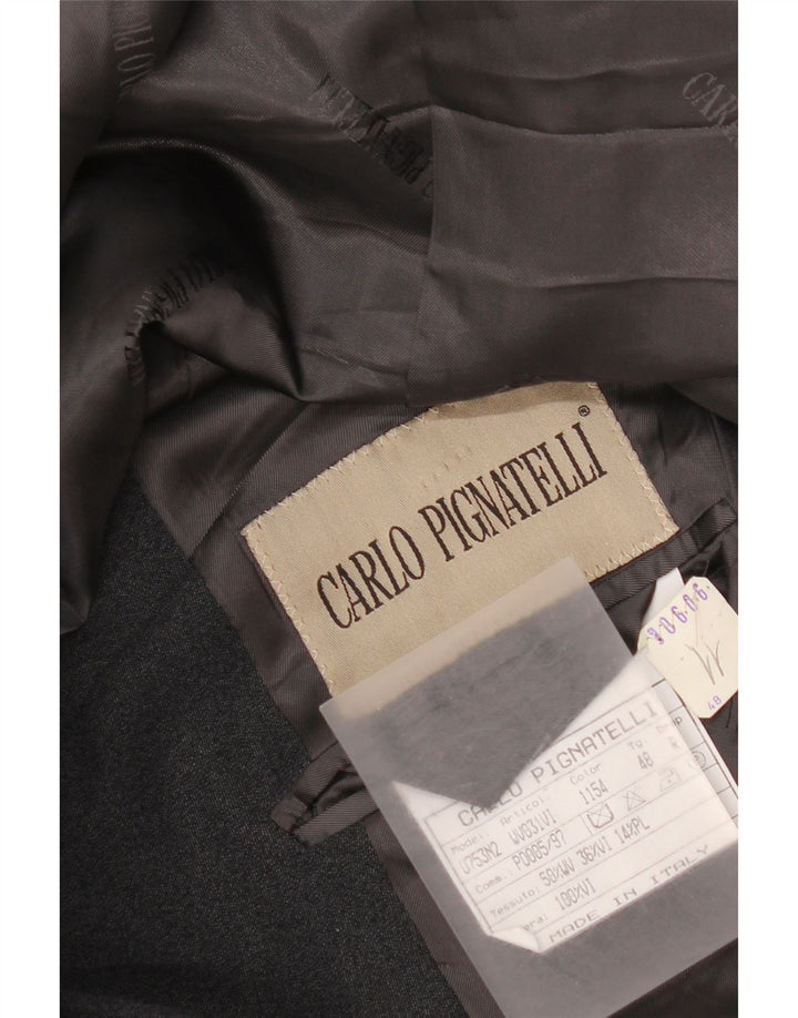 Carlo Pignatelli Ανδρικό σακάκι με 4 κουμπιά Longline IT 48 Medium Grey