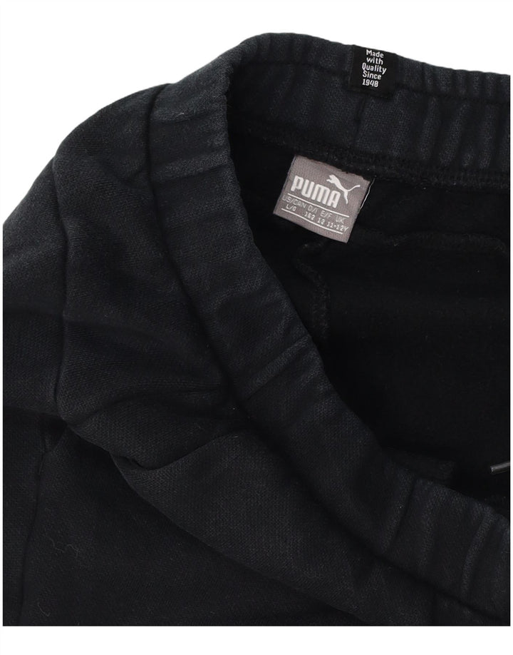 Puma Boys Graphic αθλητική φόρμα παντελόνι Joggers 11-12 ετών Μαύρο